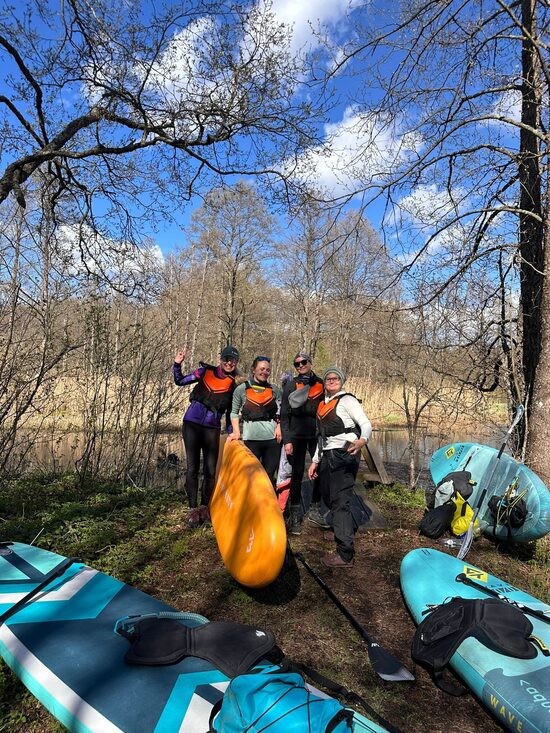 19.04, 26.04, 03.05 Avastusretk SUP-lauaga Soodla jõe roostikus ja jalgsimatk